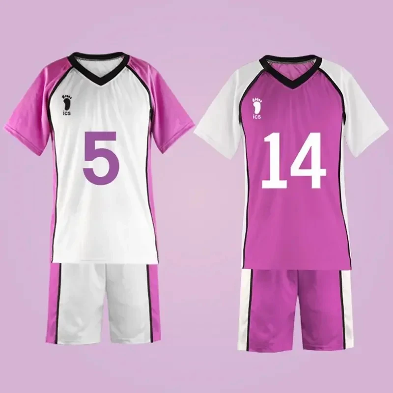 

♛2026♛ Haikyuu Cosplay Costume Shiratorizawa School Wakatoshi Ushijima Sportswear High School volleyball shirts uniform number ❤