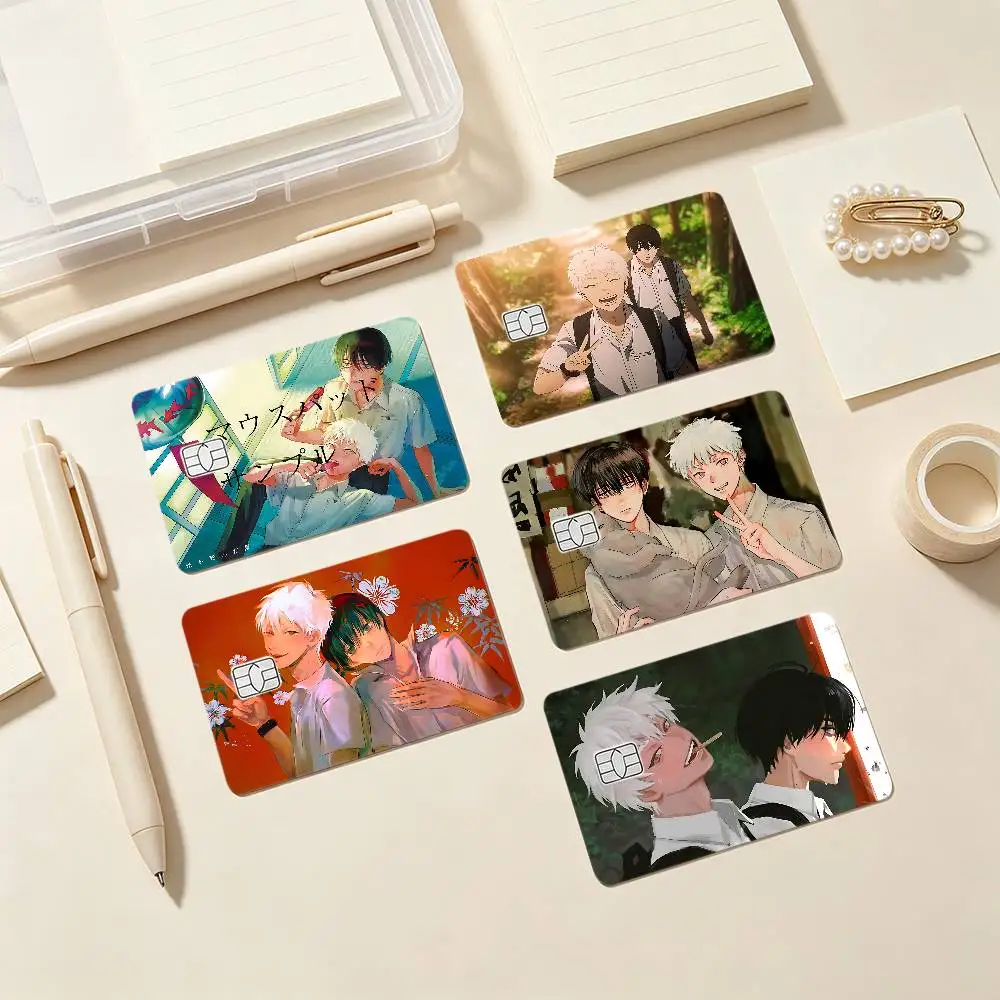 A-The Summer Hikaru Died-S Card Stickers Credit Card DIY Card Protector Stickers Waterproof Film Skin Cover