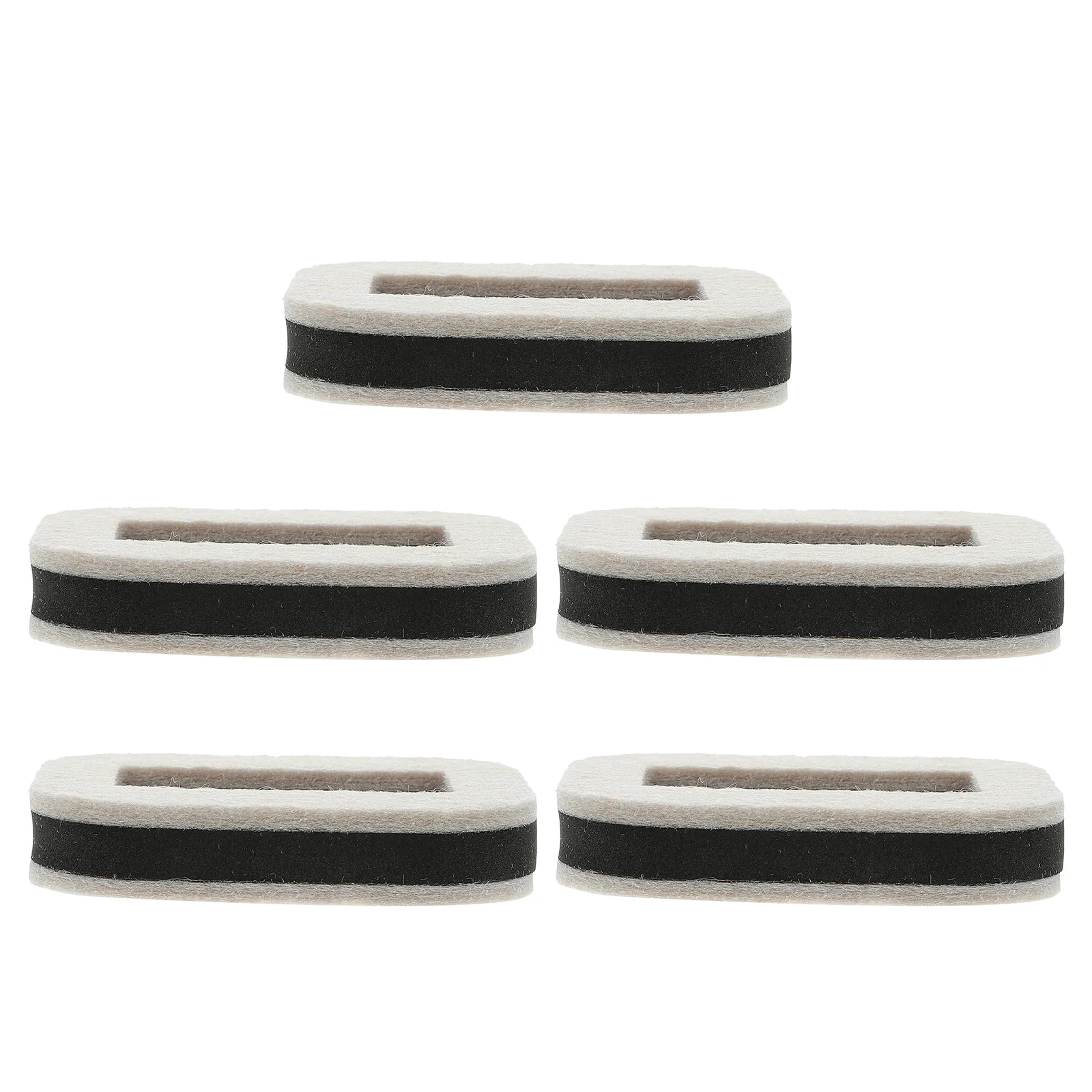 

5 Pcs Pulley Holder Bed Support and Furniture Stopper Pads for Hardwood Floors Office Chair