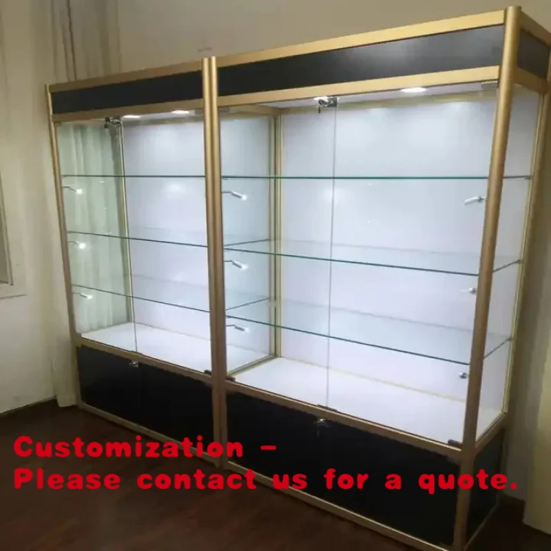 Customize.Commercial Display Furniture Jewelry Shop Display Show Glass Vitrine Cabinets Retail Store Display Showcase