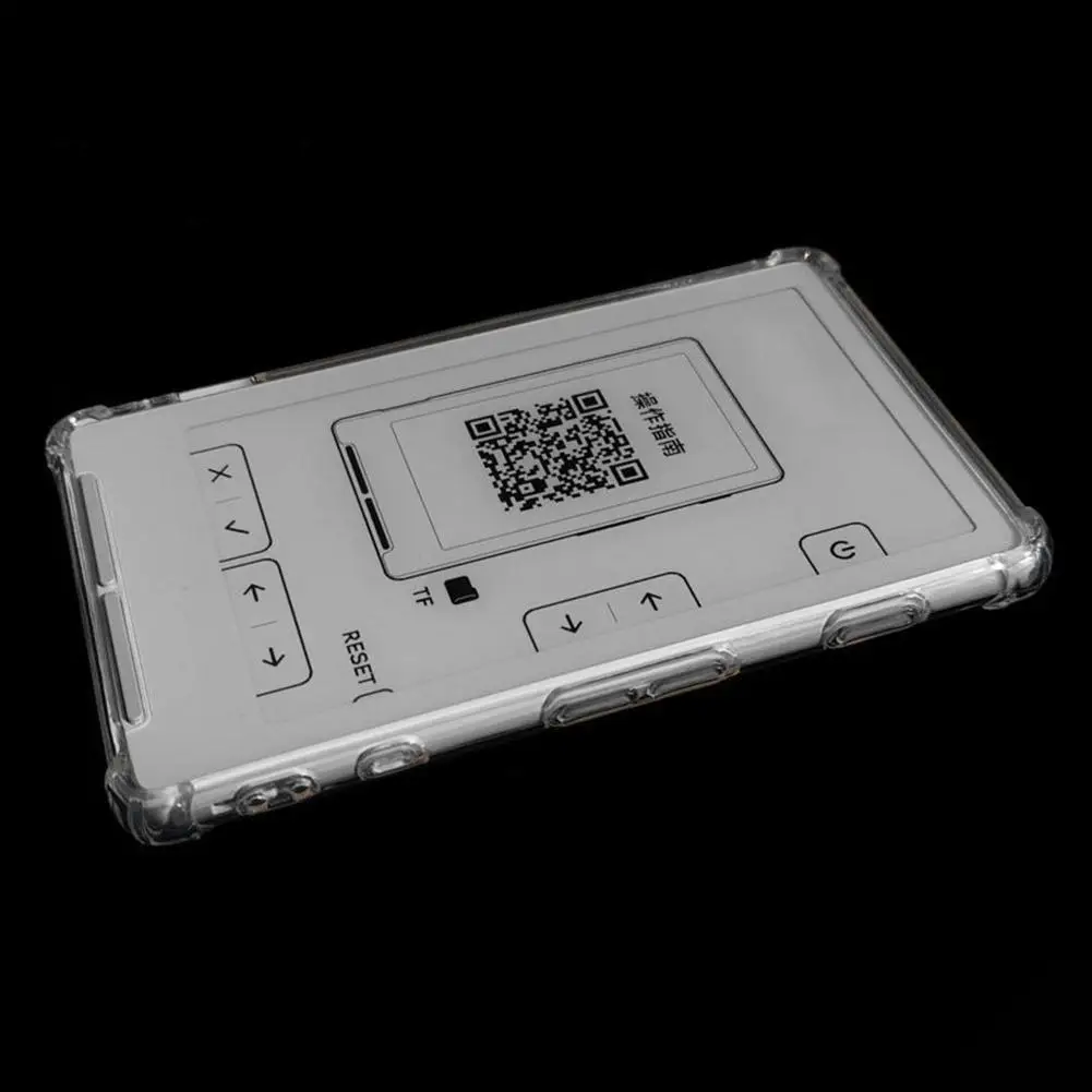 TPU Protective Case for Xteink X4 Clear Shockproof Scratch Resistant Slim Fit Full Access Buttons Enhanced Comfortable Reading