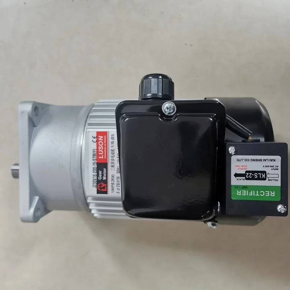 J230V18-200-15-S7M(Y) 230V 3 Phase 200W 1/4HP 1:15 Gear Ratio Asynchronous Gear Motor for Industrial Transmission