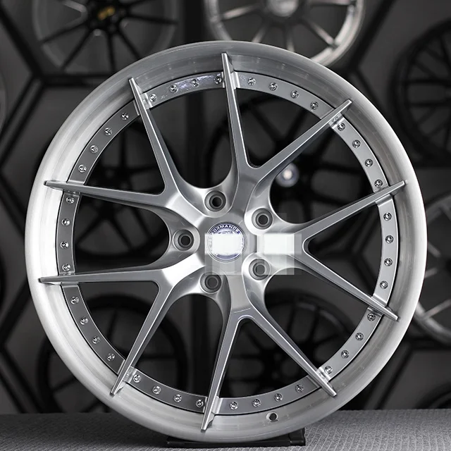 

Two Pieces 12000 Ton Forged Wheel Rim S101 Brand Customized Modified High Strength Lightweight Customized Aluminum Alloy Rim