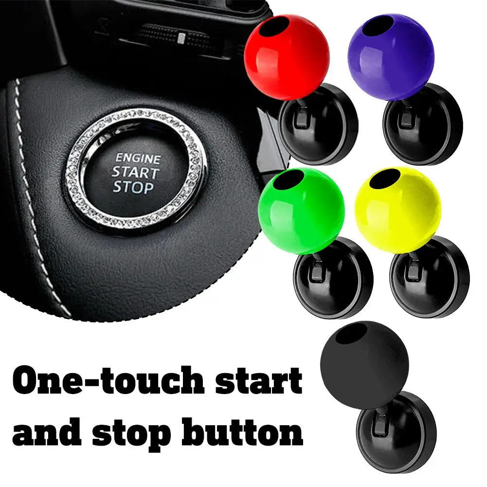 Joystick de botón de arranque y parada de motor de coche, autoadhesivo, botón de arranque/parada de motor de coche, modificación de decoración de Joystick