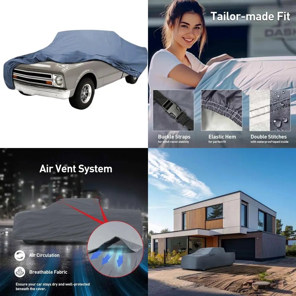 

Чехол для грузовика серии Ultimate для Chevrolet GMC C/K 10 1973-1987, стандартная кабина, кузов 6.5', всепогодная защита