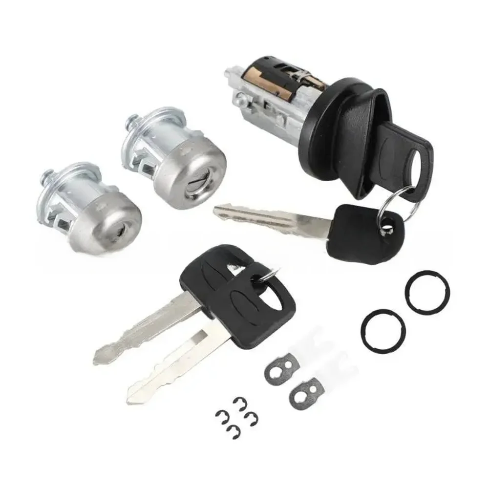 Iron Construction Door Lock Cylinder Includes Matching Keys Complete Replacement Kit Door Lock Cylinder For Ford