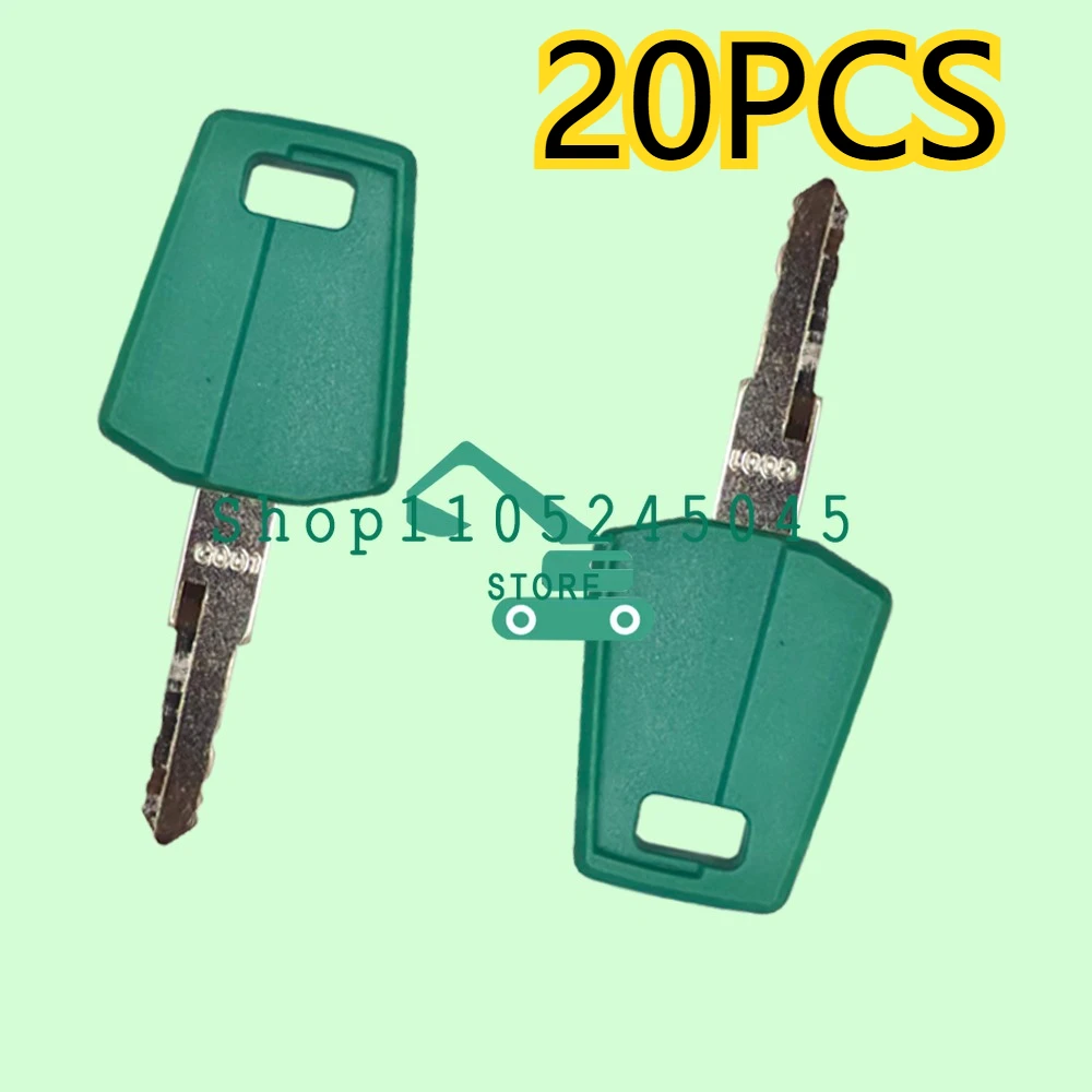 

20PCS 11444208 C001 Ignition Keys for Heavy Equipment Wheel Loader High Quality