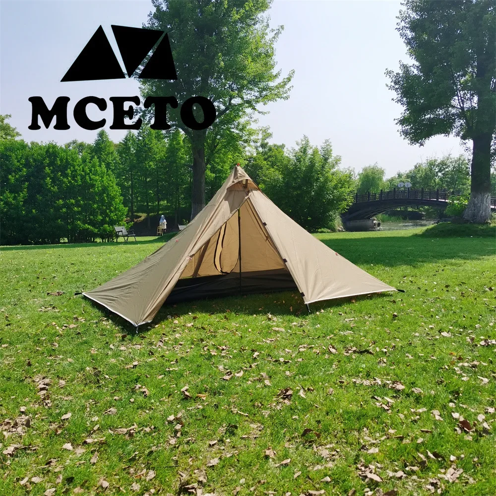 Single person ultra light shelter pole less pyramid camping tent outdoor equipment