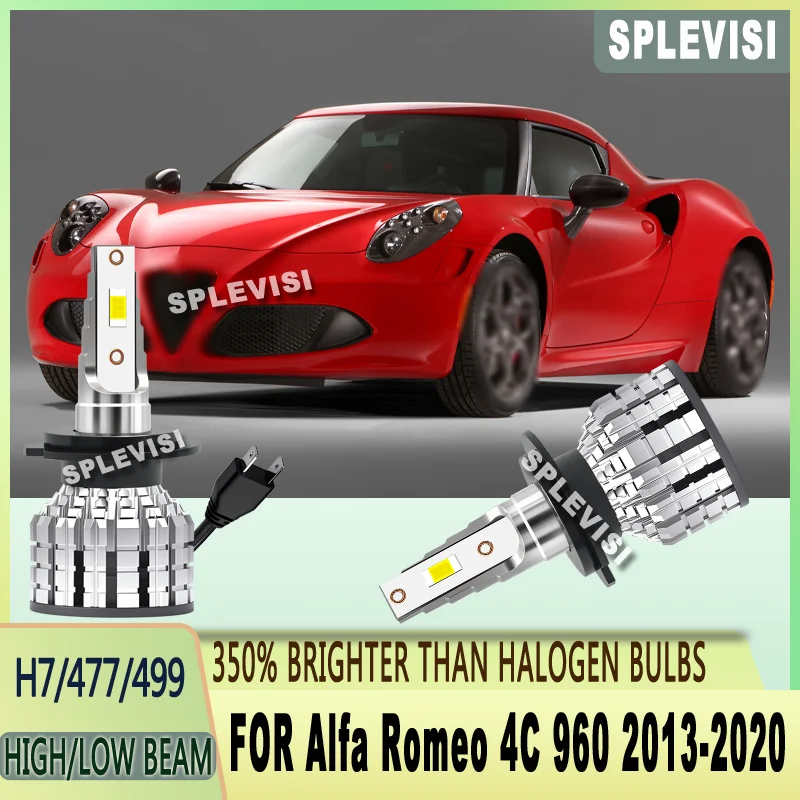 

Clear Visibility at Night Simple Plug and Drive LED HIGH/LOW BEAM For Alfa Romeo 4C 960 2013 2014 2015 2016 2017 2018 2019 2020