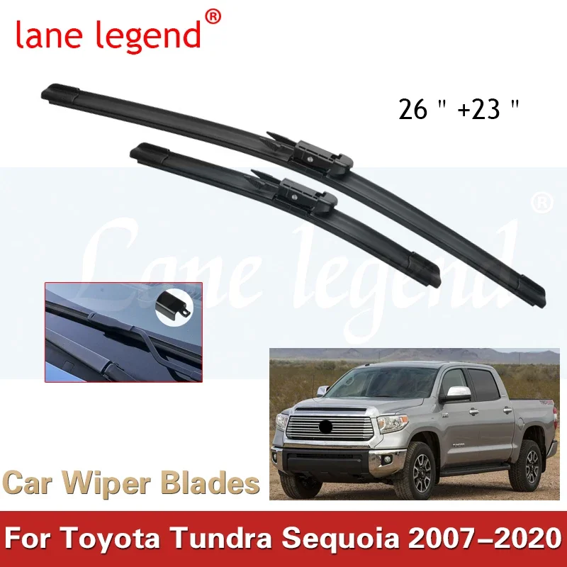 

Front Windshield Windscreen Wiper Blades For Toyota Tundra Sequoia 2007-2020 2008 2009 2010 2011 2012 2013 2015 2016 2017 2018