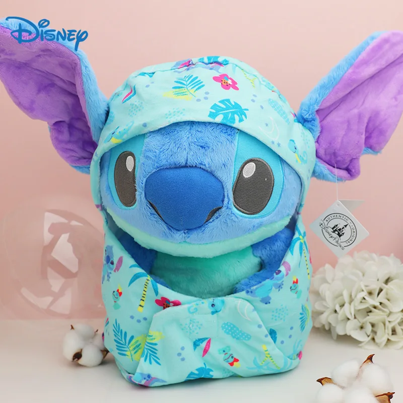 30cm Kawaii Disney Anime Lilo & Stitch Cartoon Stuffed Plush Dolls Large Pillow Plushie Toys Cute Birthday Gift For Kids Girls