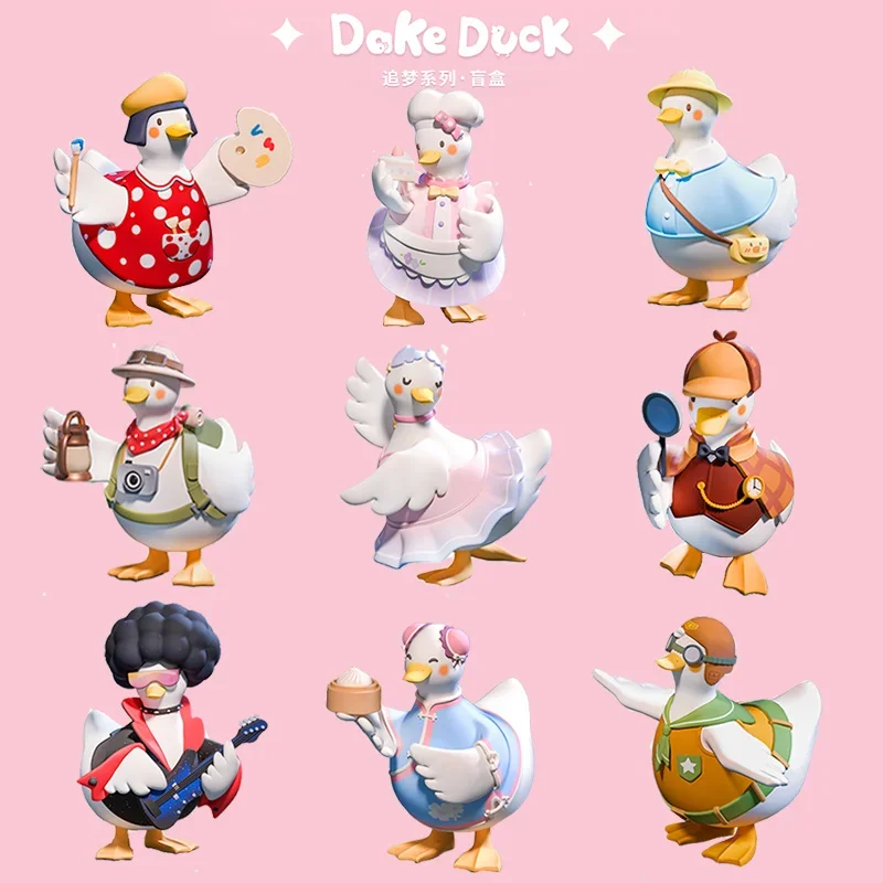 Genuine Dake Duck Dream Island Wonderful Journey Series Cute Confirm Style Animal Anime Figure Decoration Cartoon Toy