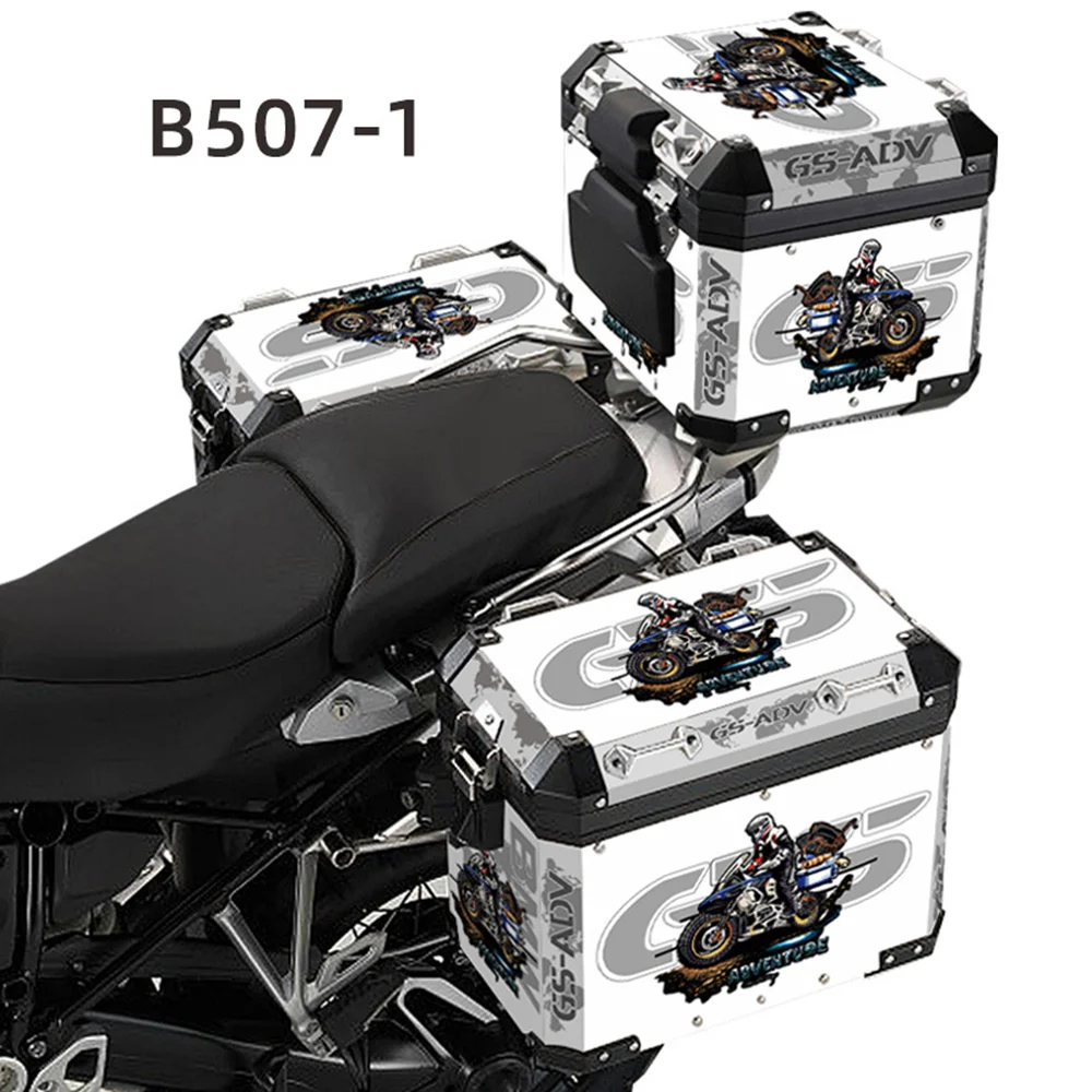 Uitable for BMW R1250GS F850GS R1200GS Aluminum Box Motorcycle Protective Pad Decoration New Trunk Adventure Reflective Sticker