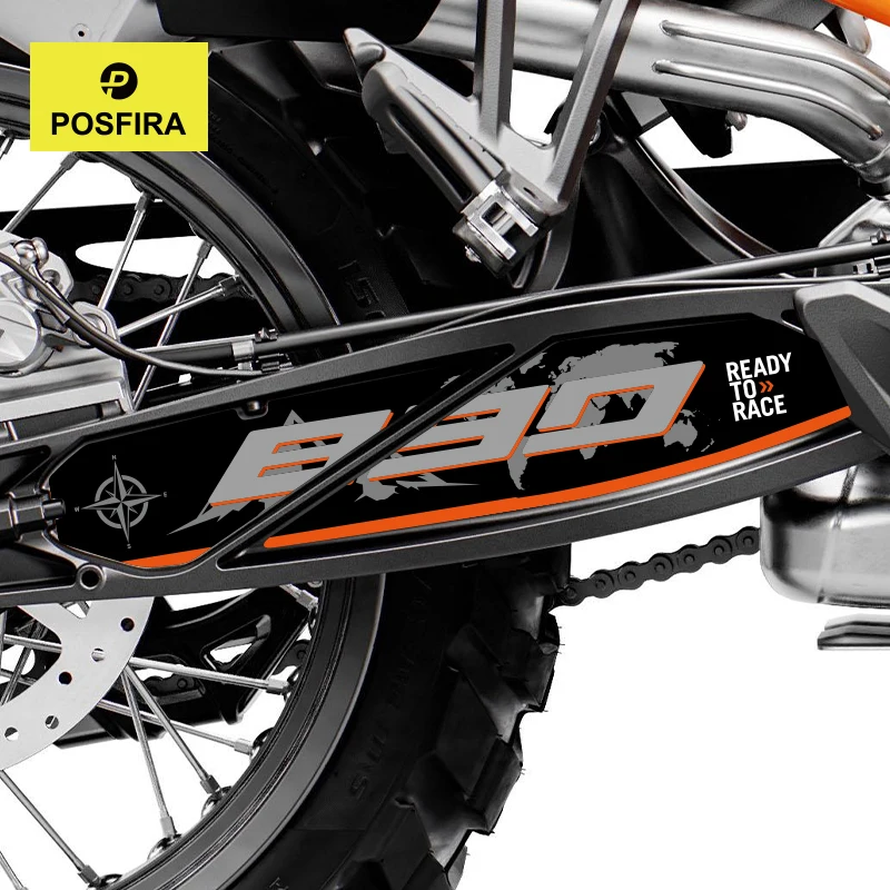 POSFIRA Motorcycle Swingarm Sticker Vinyl Decals for KTM 890 Adventure/R 2025 2024 2023 2022 2021 Swing Arm Accessories