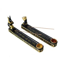 1PC Egyptian Vintage Dog God Resin Crafts Incense Insert Interior Decoration Tourism Souvenir