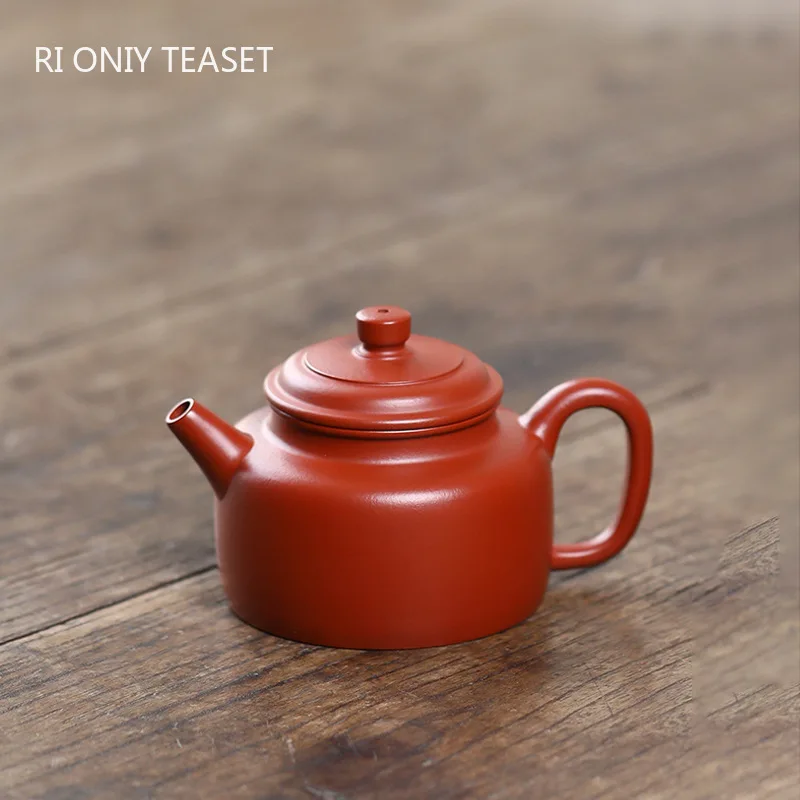 

140ml Chinese Yixing Raw Ore Purple Clay Teapot Famous Handmade Tea Pot Beauty Tea Infuser Kettle Zisha Tea Set Accessories