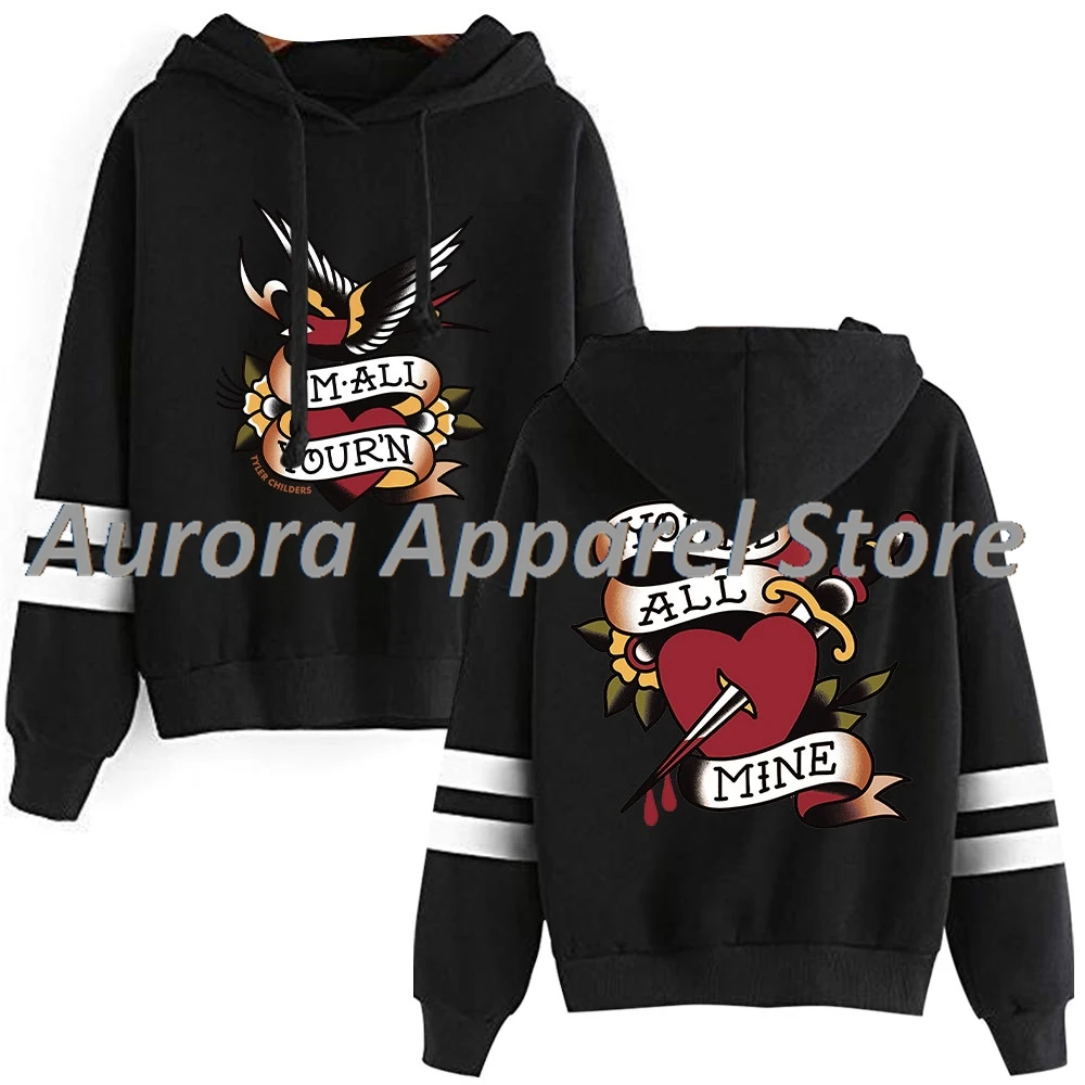 

Худи-пуловеры Tyler Childers I'm All Your'n Merch без карманов с рукавами-параллельками, уличная одежда, толстовки