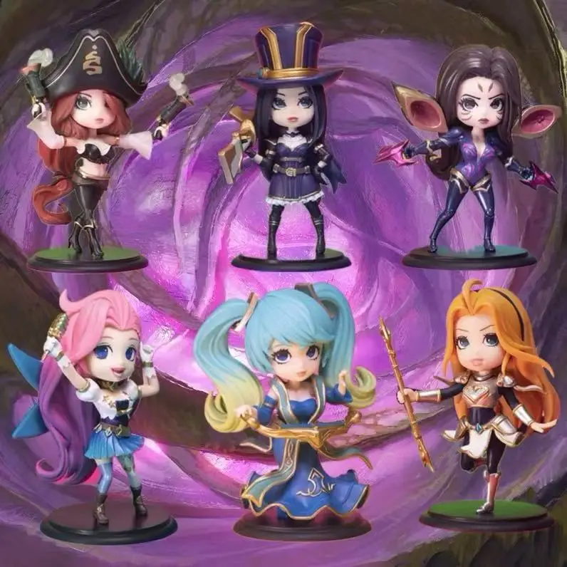 Miss Fortune Caitlyn  Kai'Sa Sona Seraphine Lux Jinx Ahri Mini Figure Blindbox Genuine Original Packaging Brand New