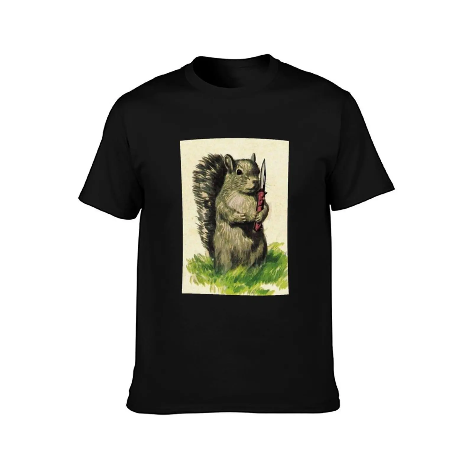 Defend Nature T-Shirt Summer Casual Cotton Tee Oversized Streetwear Tops Vintage Graphic Print Loose Fit Short Sleeve