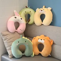 U-shaped travel neck protection pillow cervical memory cotton airplane pillow portable nap pillow for the neck