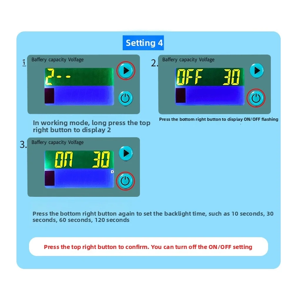 XD B66 Coulometric LCD Battery Monitor 10V 100V DC Input for For LIFEPO4 For Lithium Polymer and Non Standard Battery Packs