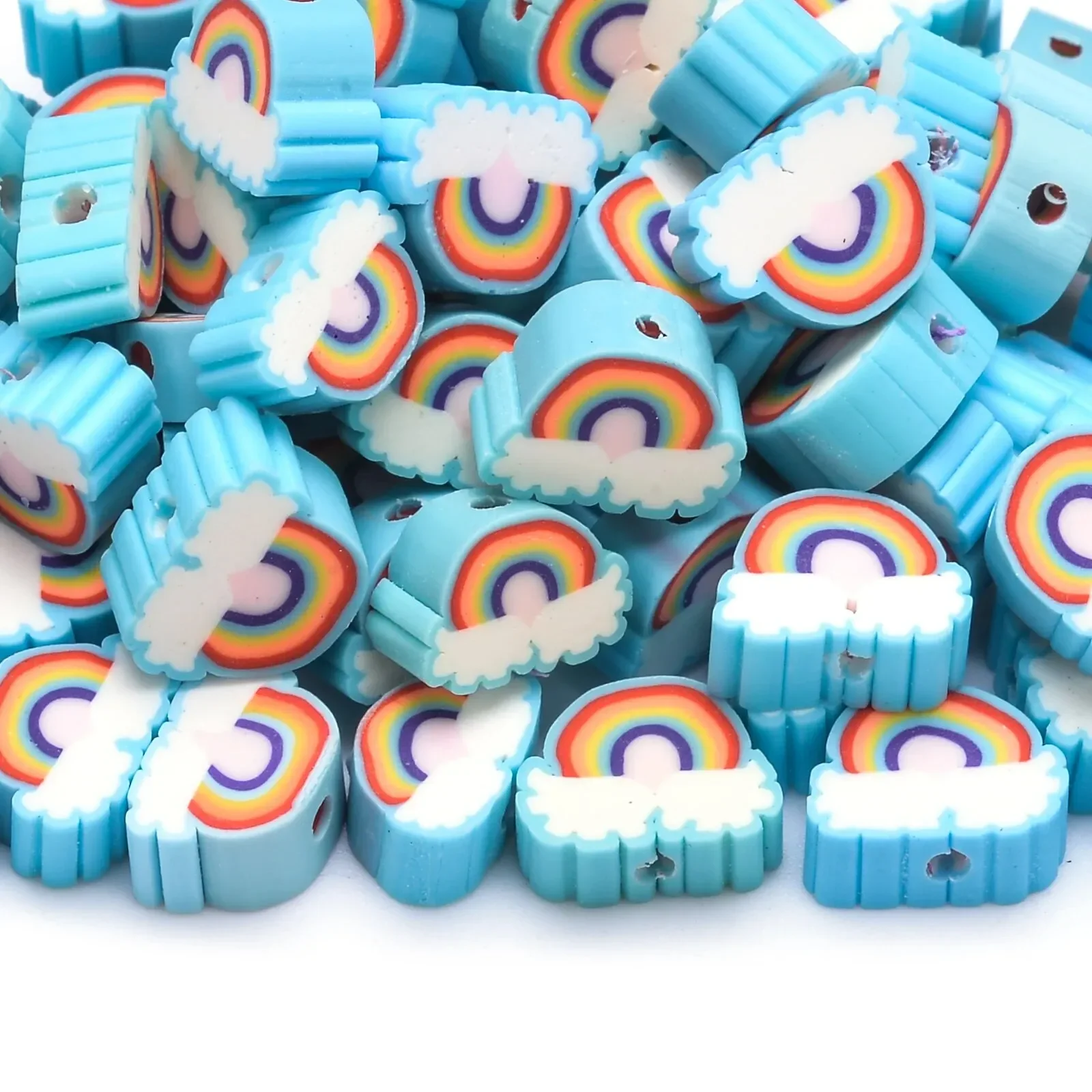 30PCS Large Soft Clay Adorable Small Accessories for DIY Handmade Bracelets, Perfect Holiday Gift for Friends image 5