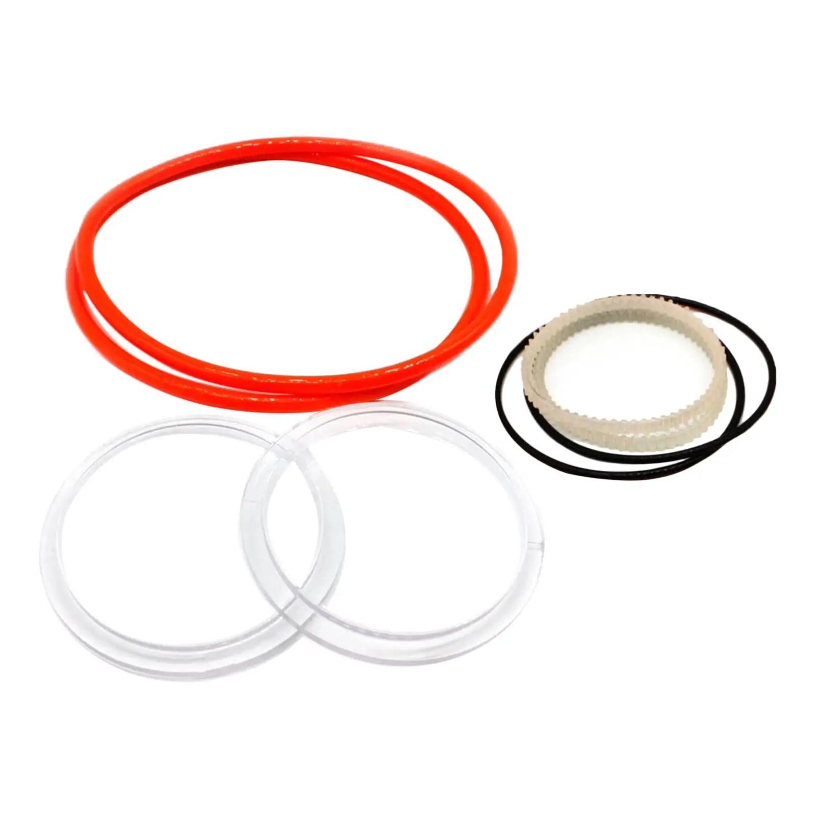 12 Durable Pieces Rubber Chain Dentate Strip for KT6808 Replacement Roller Polishing Machine Jewelry Rotary Tumbler Barrel Cover