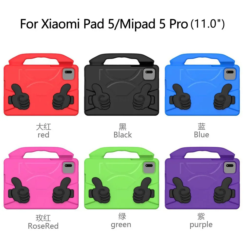 Capa para xiaomi pad 5 11.0 polegadas eva à prova de choque capa infantil para xiaomi pad 5 pro 11 "caque