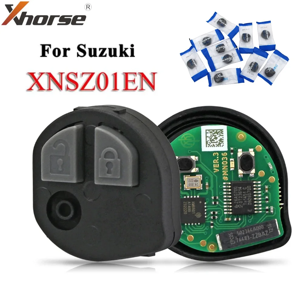 1/2/5/9PC Original XNSZ01EN Xhorse VVDI Universal Wireless Remote Key XN Series SU.ZK Type For Suzuki Car Key Work with VVDI/MAX