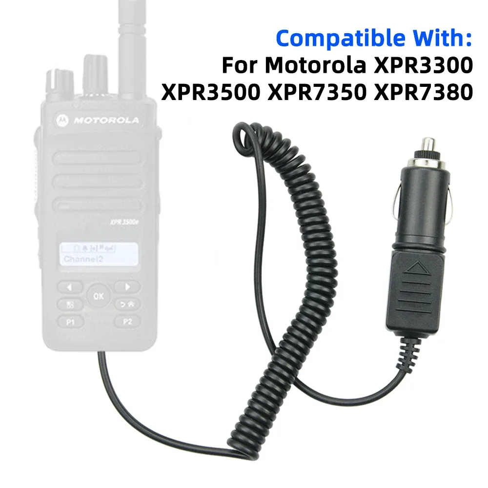 PMNN4409 Car Charger Adapter Battery adapter Eliminator Cigarette lighter plug for Motorola XIR P8668 GP328 8608 8660 8668i
