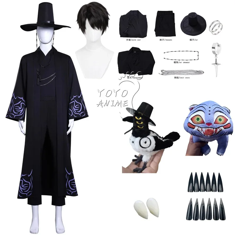 lqanime-film-demon-kpop-saja-garcons-jinu-cosplay-costume-vos-idole-robes-noires-tenue-unisexe-deguisement-d'halloween-pour-tenue-adulte