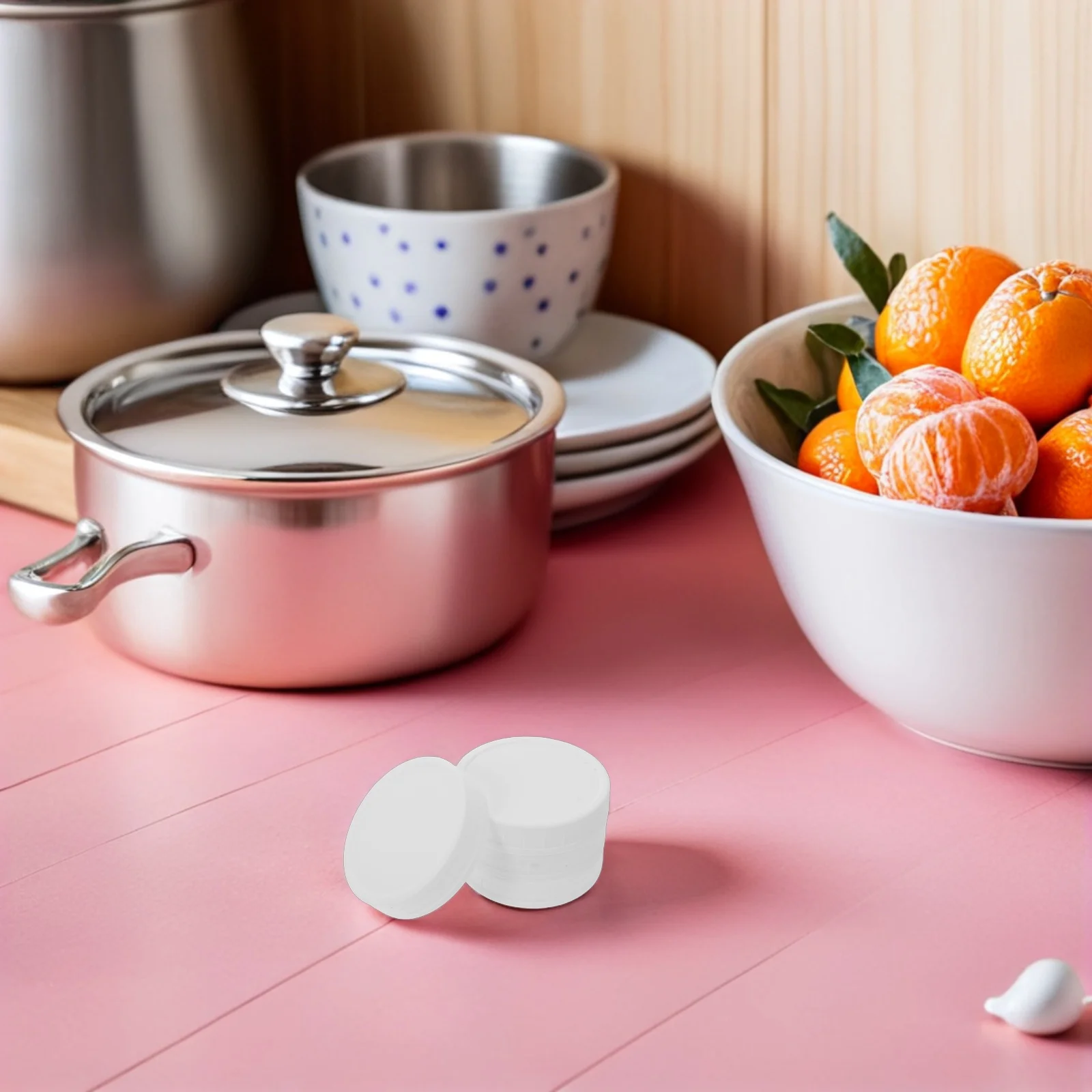 

12pcs Plastic Mason Jar Lids 86Mm White Reusable Airtight Caps For Wide Mouth Jars Food Storage Canning Freezer Camping