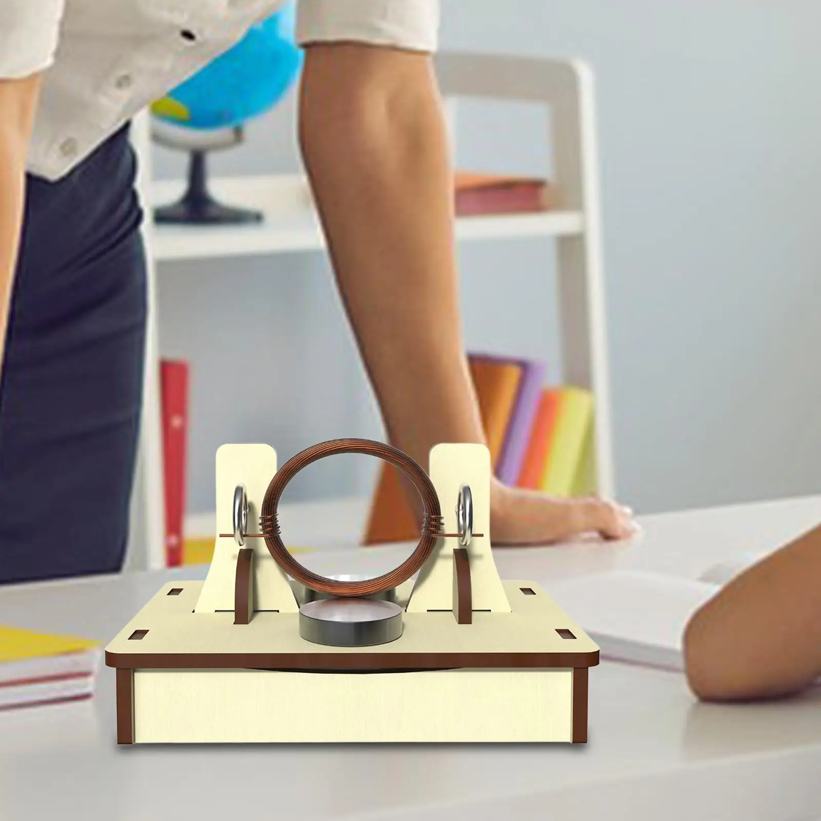 Scienza fisica Modello di motore elettrico Artigianato Robusto oggetti di scena didattici Scienza educativa elettromagnetica per bambini Studenti Bambini