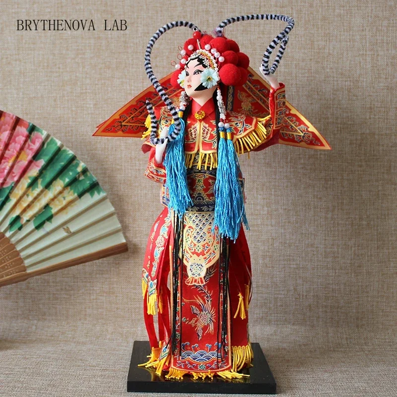 Beautiful Beijing Opera dolls Chinese style Peking Opera Silk Doll Special Beijing Gifts Chinese Cultural Rag Doll Sushi Boat