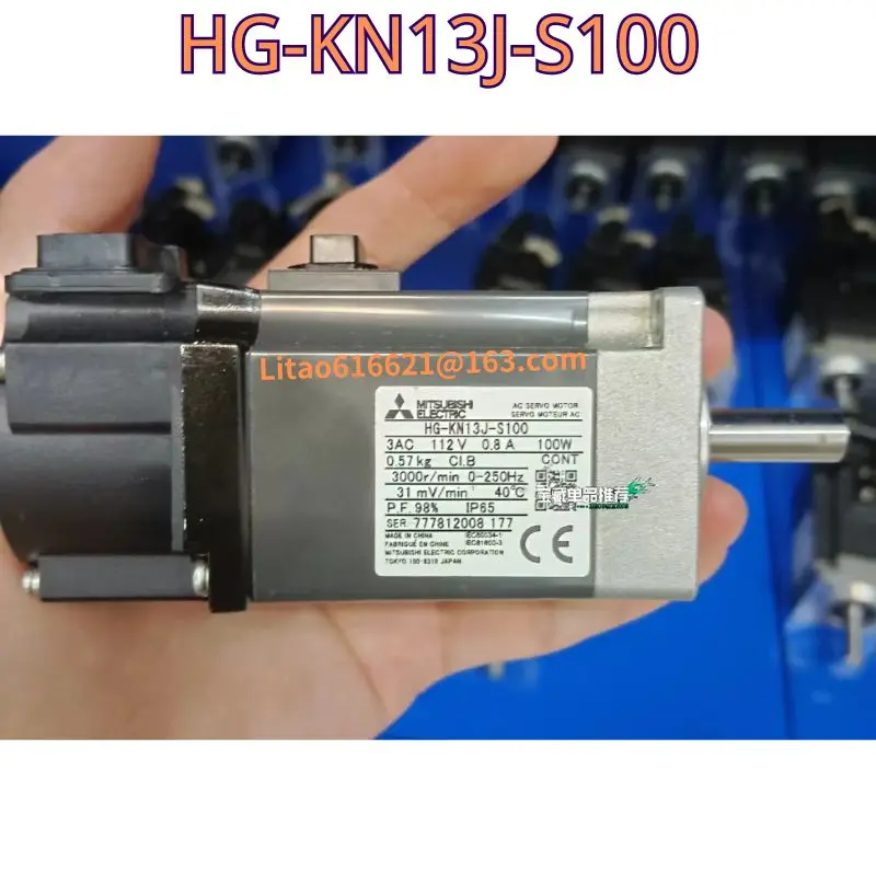 Second hand motor HG-KN13J-S100 functional test OK