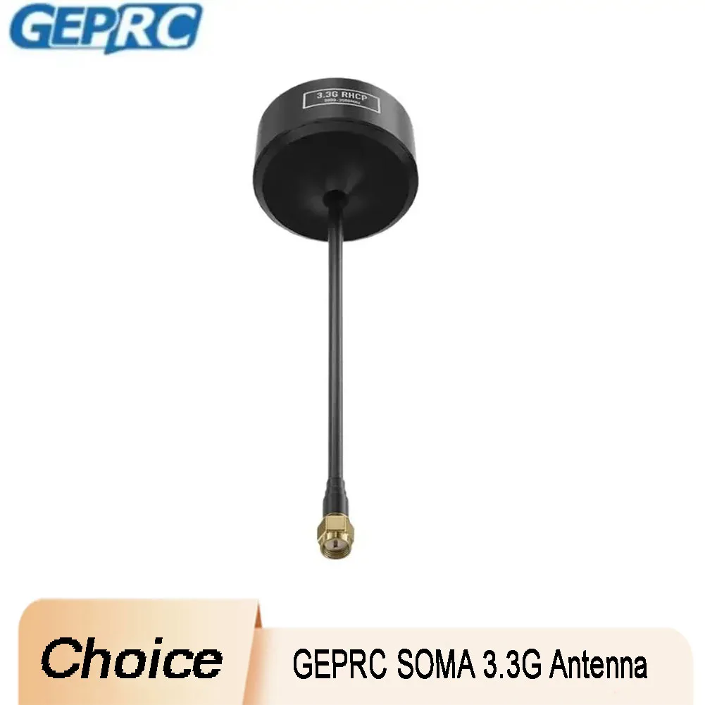 

New GEPRC SOMA 3.3G Antenna - Compatible with GEPRC MATEN 3.3G 3W VTX PRO, High Gain Directional, Long-Range FPV Signal, SMA Con