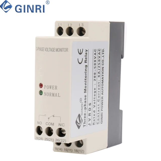 3PCS Phase Reversal And Phase Failure Relays RD6
