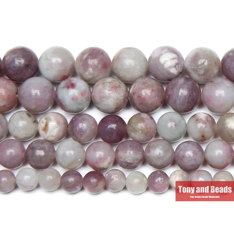 Natural Stone Violet Lilac Jasper Beads In Loose 15\