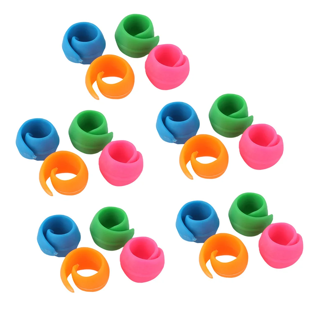 20 قطعة المضادة للانزلاق بكرة المعانقة موضوع مرن المنظمون لآلة بكرة حامل الخياطة بكرات كليب الموضوع بكرة التوقف #6