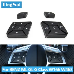 W166 Car araba sol sağ çok fonksiyonlu direksiyon kontrol düğmeleri Mercedes BENZ ML GL G Class GL550 Mercedes ML350 için anahtarı