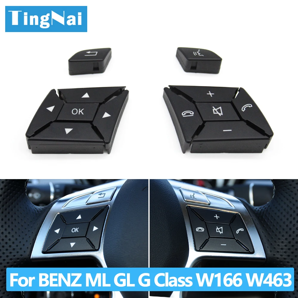 W166 W463 Car Left Right Multi Function Steering Wheel Control Buttons Switch For Mercedes BENZ ML GL G Class GL550 GL350 ML350