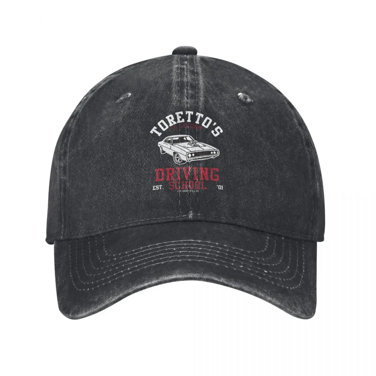 Fast And The Furious, Torettos Driving School, 2019 Summer demin Cap Breathable Design Caps Women Cap Man Summer