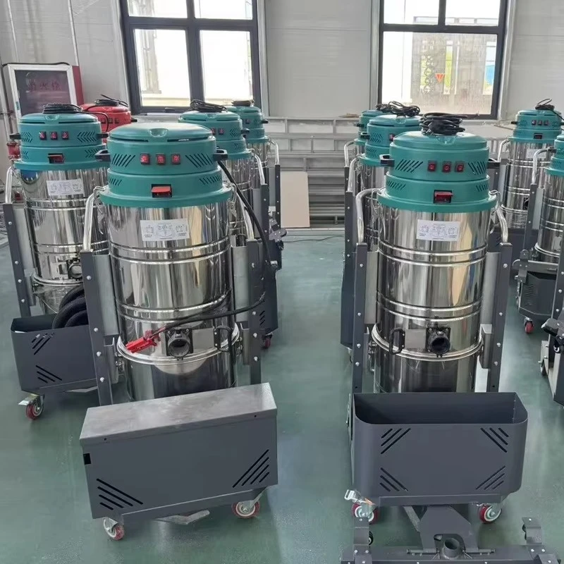 Commercial High-power Dry-wet Industrial Vacuum Cleaner for Car Washes, Garages or Factories view 3