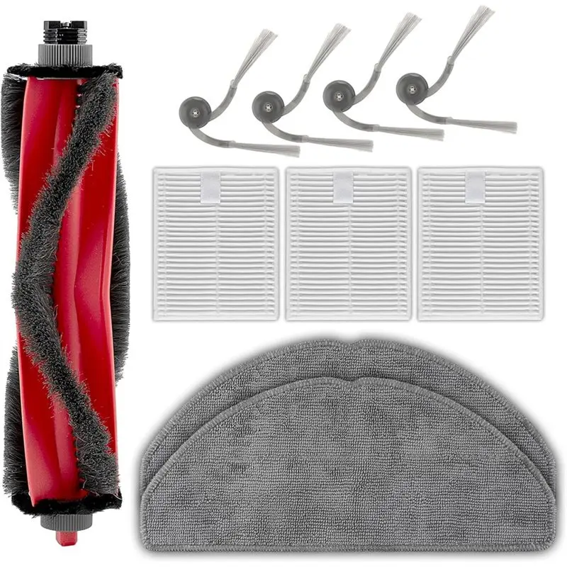 24-Hour Delivery Replacement Parts For Roborock Q7 M5 Robot Vacuum Cleaner, Roller Brush, Side Brushes, HEPA Filters, Mop Pads
