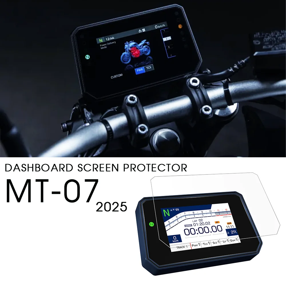 2025 MT07 Dashboard Screen Protector for YAMAHA MT 07 MT-07 GEN4 Accessories TPU Instrument Film MT07 GEN 4 2025 -