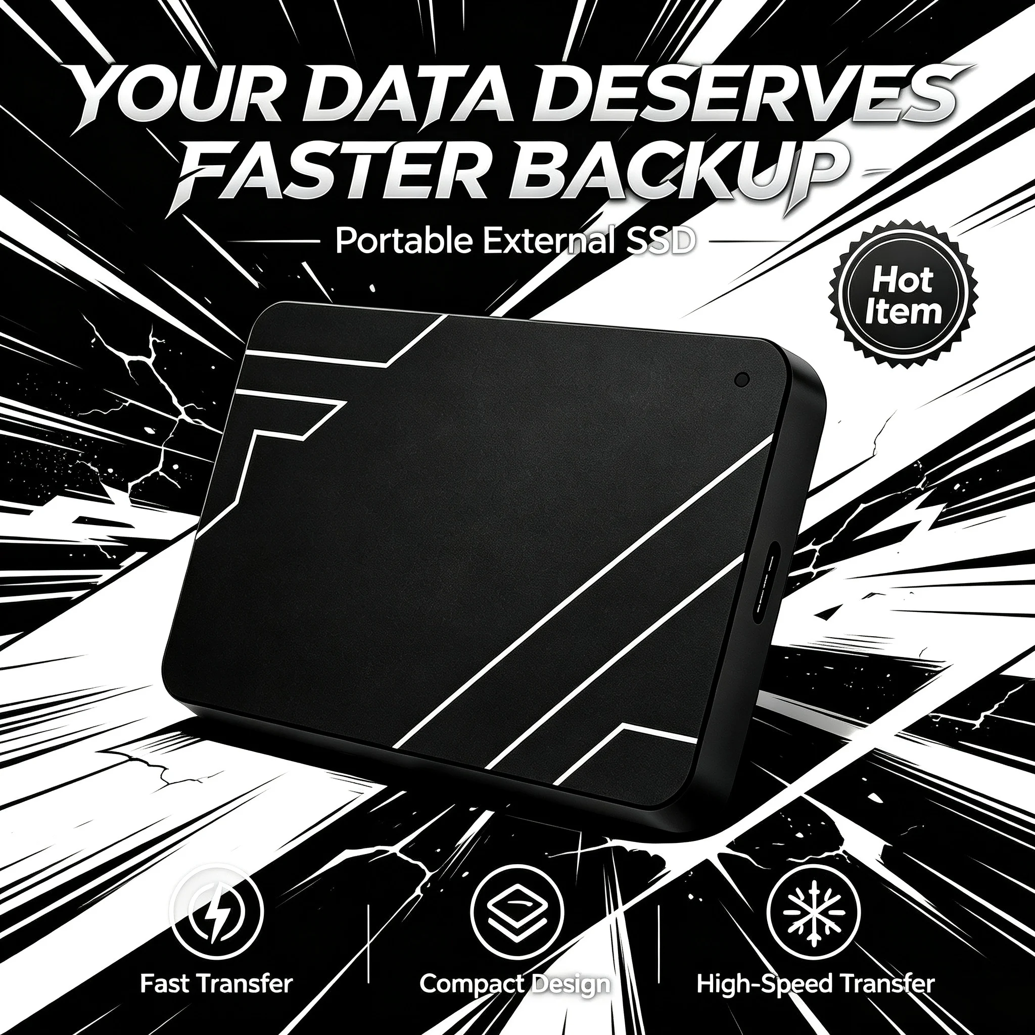 toshara-a3-ポータブル外付けハードディスク-550mb-s-1tb-500gb-4tb-2tb。ノートパソコン、mac、pcに対応。lightning接続で高速データ転送を実現。