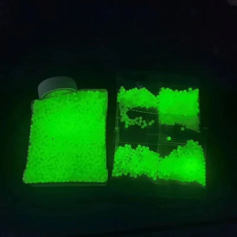 YYLuminous حبات المياه الناسف الرصاص الادسنس الأسلحة هلام الكرة بندقية الذخيرة تزايد Splatrball كرة الماء الخضراء لتزيين زهرية DIY بها بنفسك