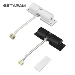 Automatic Adjustable Closer Surface Mounted Automatic Heavy Duty Safety Spring Closer for Interior Exterior Black Door Closer