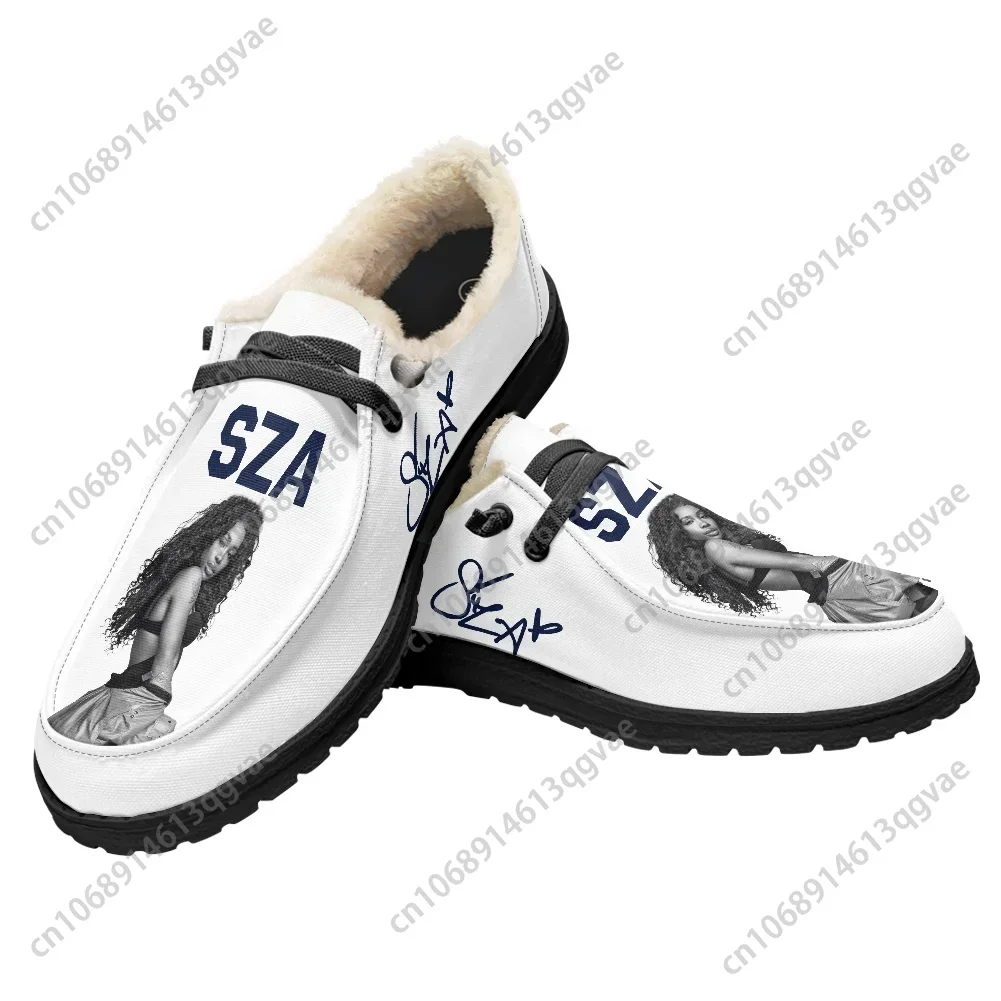 Sza Music American Singer Kill Bill Casual Shoes Plush Flat Shoe Men Woman Breathable Outdoor Lightweight Footwear Custom Shoes