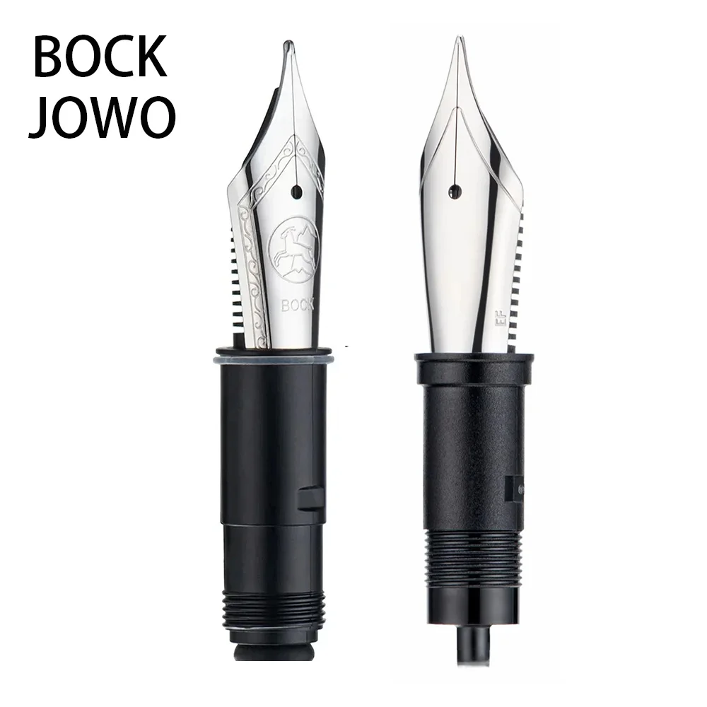 

German No. 6 BOCK/JOWO Nib Fountain Pen Nib Original Imported Silver EF/F/M/B Size Metal Spare Gold/Silver Nib